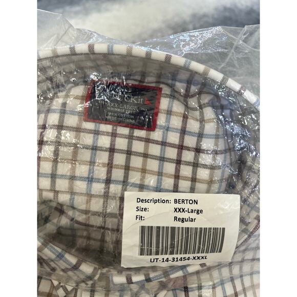 UNTUCKit Men's 'Berton' Regular Fit Long Sleeve Button Up Checkered Shirt XXXL - Picture 3 of 4